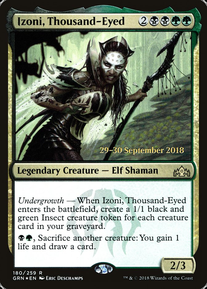 Izoni, Thousand-Eyed [Guilds of Ravnica Prerelease Promos] | Game Master's Emporium (The New GME)