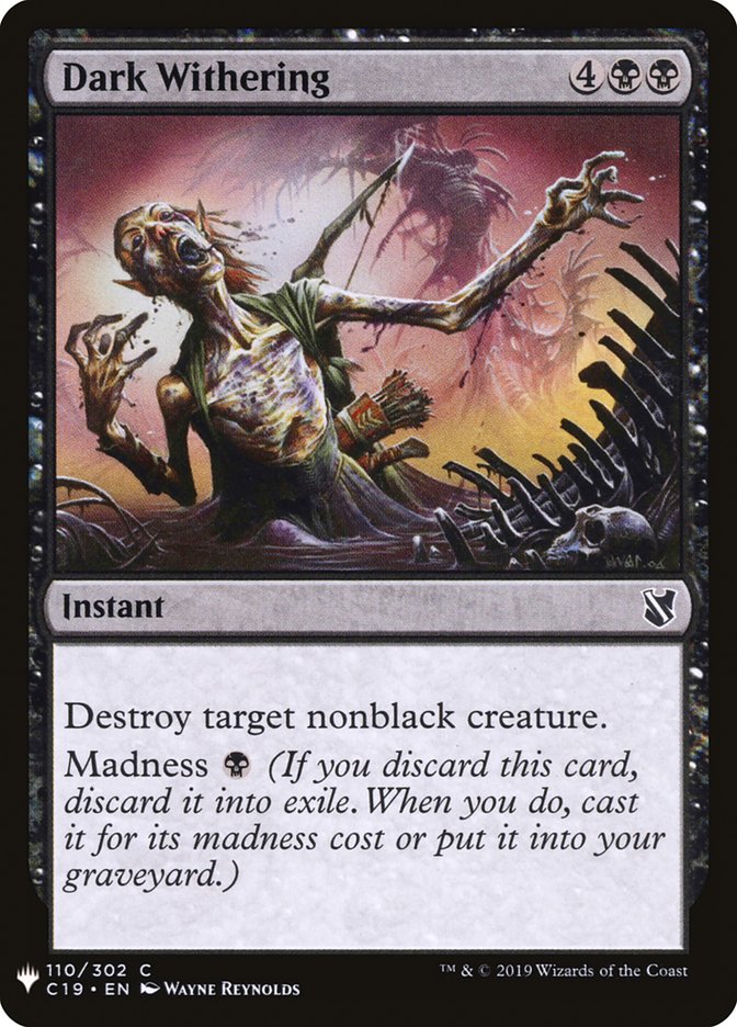 Dark Withering [Mystery Booster] | Game Master's Emporium (The New GME)