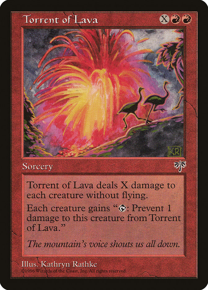 Torrent of Lava [Mirage] | Game Master's Emporium (The New GME)
