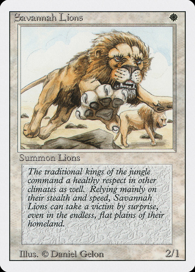 Savannah Lions [Revised Edition] | Game Master's Emporium (The New GME)