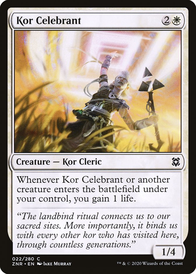 Kor Celebrant [Zendikar Rising] | Game Master's Emporium (The New GME)