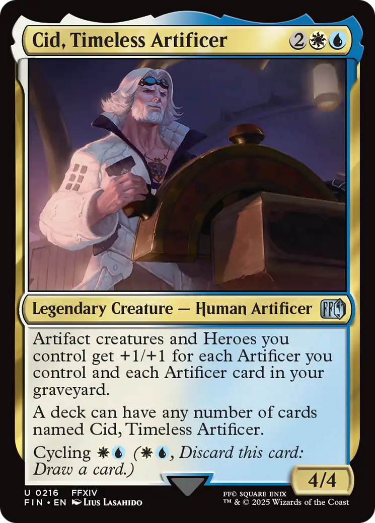 Cid, Timeless Artificer (0216) [FINAL FANTASY] | Game Master's Emporium (The New GME)