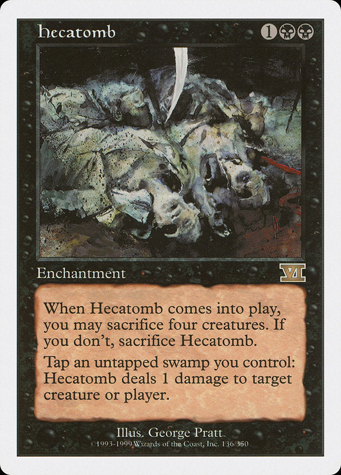Hecatomb [Classic Sixth Edition] | Game Master's Emporium (The New GME)