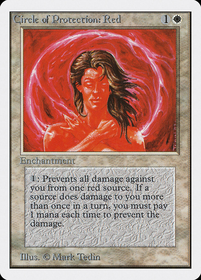 Circle of Protection: Red [Unlimited Edition] | Game Master's Emporium (The New GME)