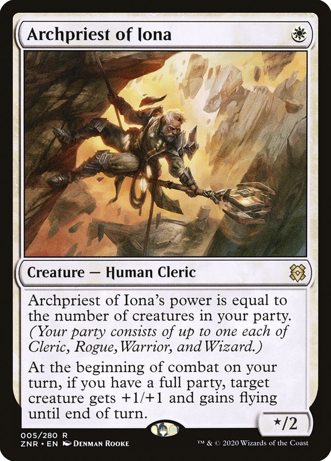 Archpriest of Iona [Zendikar Rising] | Game Master's Emporium (The New GME)