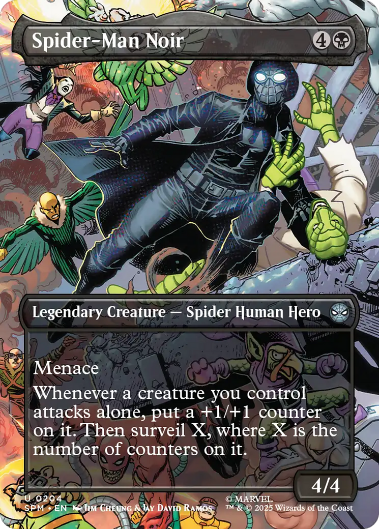 Spider-Man Noir (Borderless) [Marvel's Spider-Man] | Game Master's Emporium (The New GME)