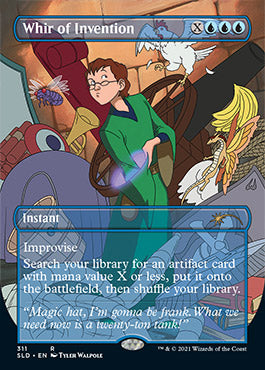 Whir of Invention (Borderless) [Secret Lair Drop Series] | Game Master's Emporium (The New GME)