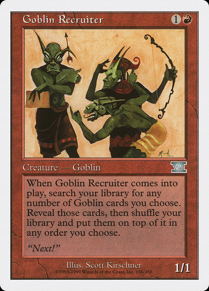Goblin Recruiter [Classic Sixth Edition] | Game Master's Emporium (The New GME)