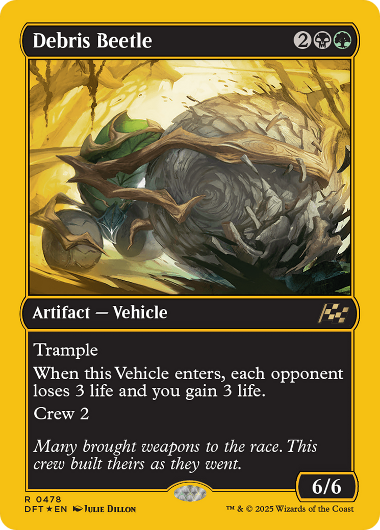 Debris Beetle (First-Place Foil) [Aetherdrift] | Game Master's Emporium (The New GME)