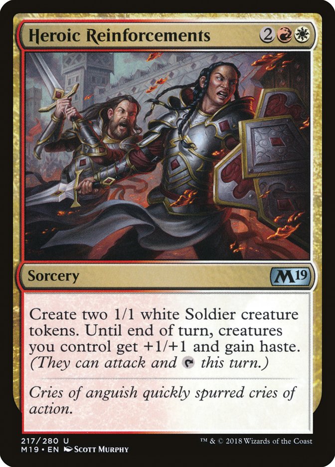Heroic Reinforcements [Core Set 2019] | Game Master's Emporium (The New GME)