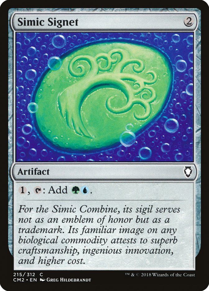 Simic Signet (215/312) [Commander Anthology Volume II] | Game Master's Emporium (The New GME)
