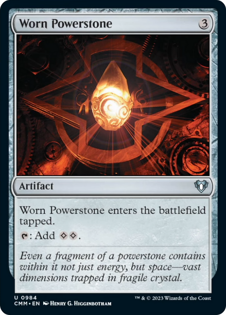 Worn Powerstone [Commander Masters] | Game Master's Emporium (The New GME)