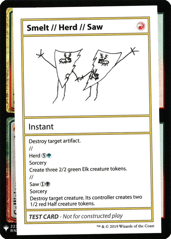 Smelt // Herd // Saw [Mystery Booster Playtest Cards] | Game Master's Emporium (The New GME)