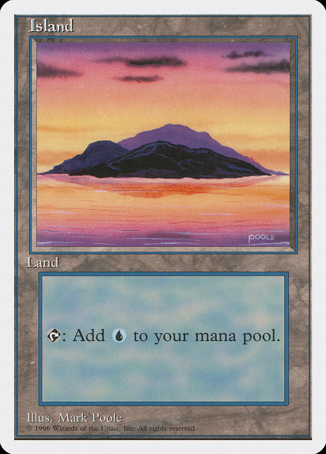 Island (Dark Clouds, Signature on Bottom Right) [Introductory Two-Player Set] | Game Master's Emporium (The New GME)