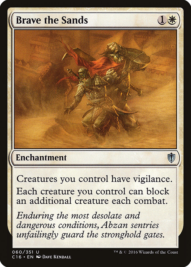 Brave the Sands [Commander 2016] | Game Master's Emporium (The New GME)