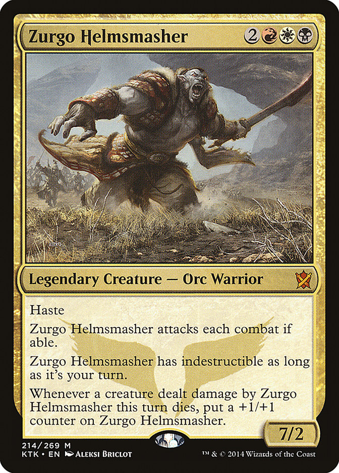 Zurgo Helmsmasher [Khans of Tarkir] | Game Master's Emporium (The New GME)