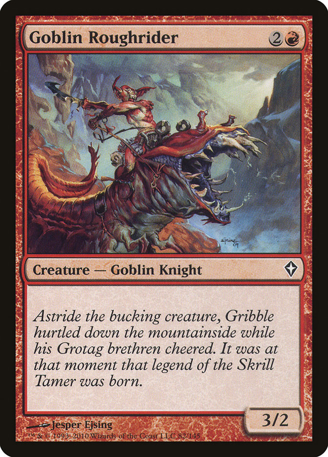 Goblin Roughrider [Worldwake] | Game Master's Emporium (The New GME)