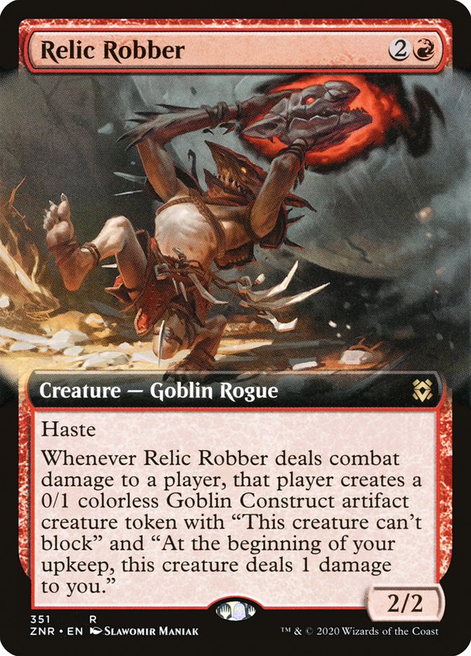 Relic Robber (Extended Art) [Zendikar Rising] | Game Master's Emporium (The New GME)