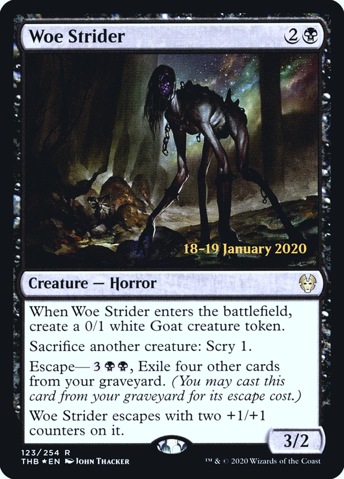 Woe Strider [Theros Beyond Death Prerelease Promos] | Game Master's Emporium (The New GME)