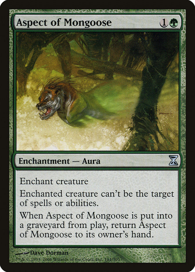 Aspect of Mongoose [Time Spiral] | Game Master's Emporium (The New GME)