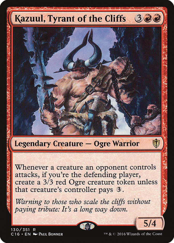 Kazuul, Tyrant of the Cliffs [Commander 2016] | Game Master's Emporium (The New GME)