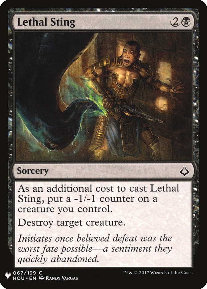 Lethal Sting [Mystery Booster] | Game Master's Emporium (The New GME)