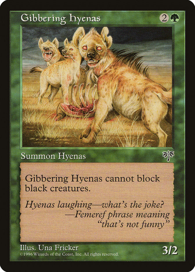 Gibbering Hyenas [Mirage] | Game Master's Emporium (The New GME)