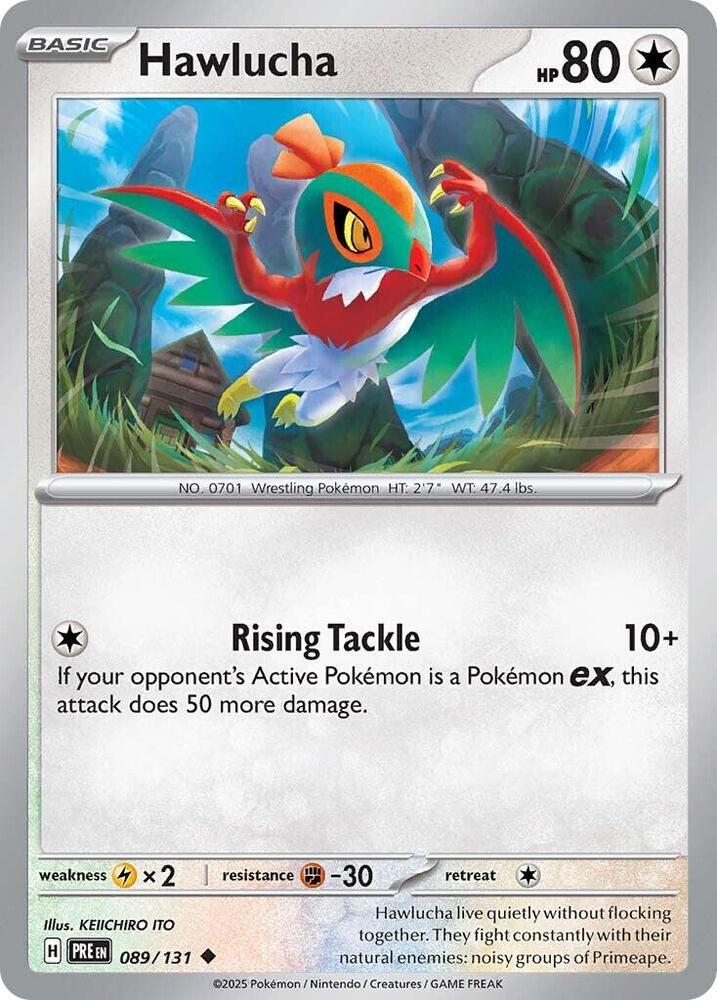 Hawlucha (089/131) [Scarlet & Violet: Prismatic Evolutions] | Game Master's Emporium (The New GME)