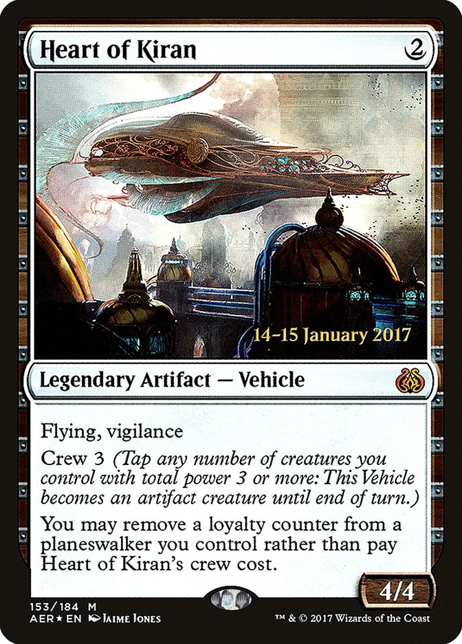 Heart of Kiran [Aether Revolt Prerelease Promos] | Game Master's Emporium (The New GME)