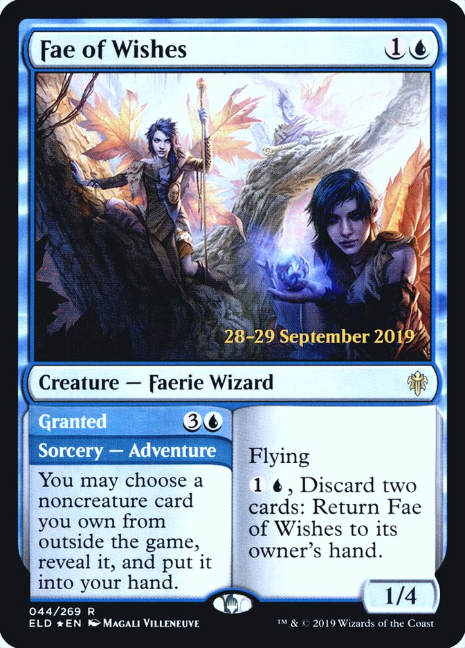Fae of Wishes // Granted [Throne of Eldraine Prerelease Promos] | Game Master's Emporium (The New GME)
