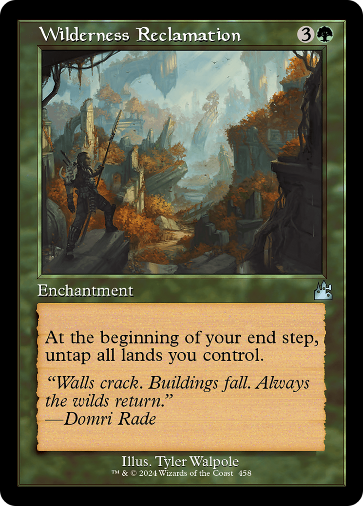 Wilderness Reclamation (Retro Frame) [Ravnica Remastered] | Game Master's Emporium (The New GME)