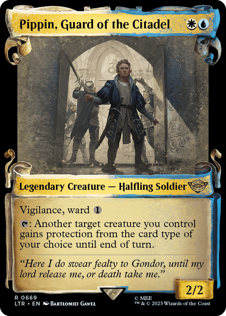 Pippin, Guard of the Citadel [The Lord of the Rings: Tales of Middle-Earth Showcase Scrolls] | Game Master's Emporium (The New GME)