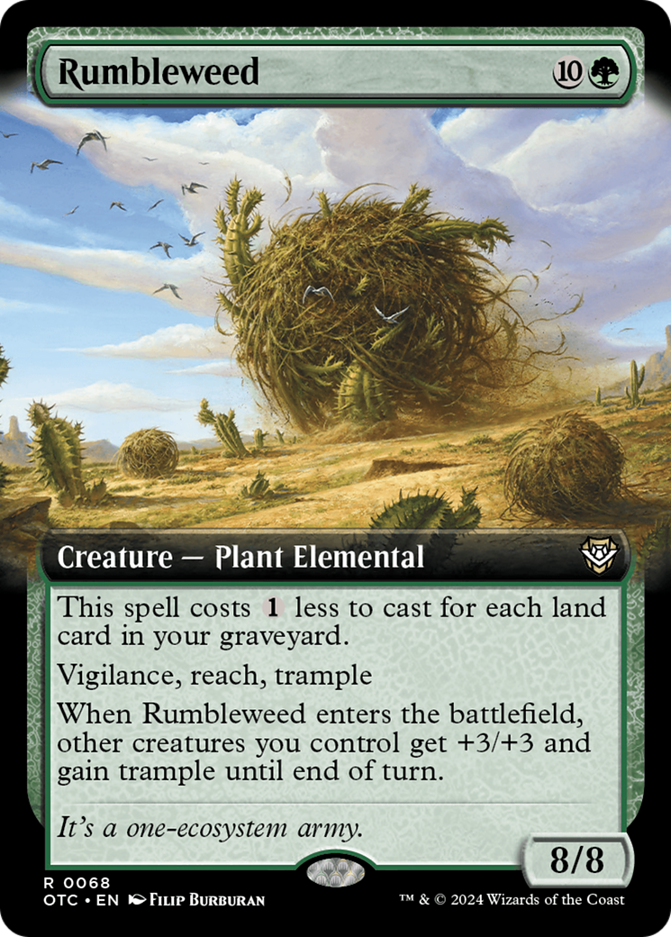 Rumbleweed (Extended Art) [Outlaws of Thunder Junction Commander] | Game Master's Emporium (The New GME)