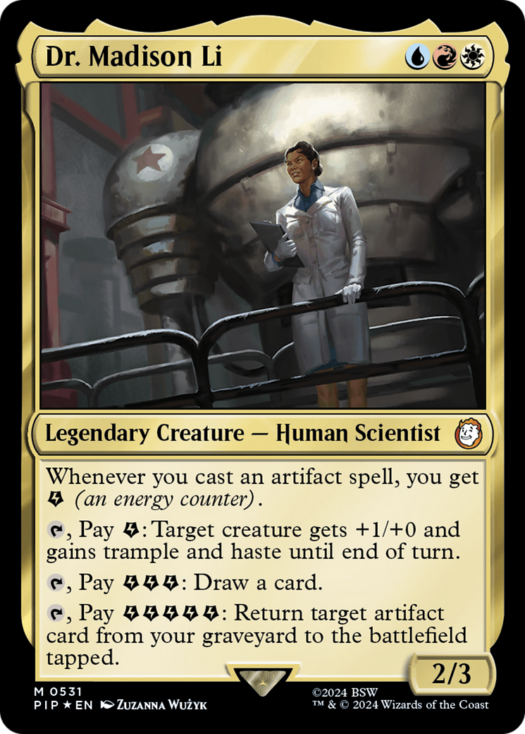 Dr. Madison Li (Surge Foil) [Fallout] | Game Master's Emporium (The New GME)