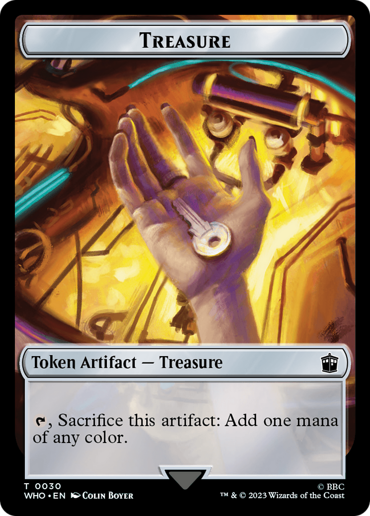 Soldier // Treasure (0030) Double-Sided Token [Doctor Who Tokens] | Game Master's Emporium (The New GME)