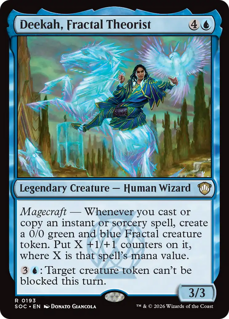 Deekah, Fractal Theorist [Secrets of Strixhaven Commander] | Game Master's Emporium (The New GME)