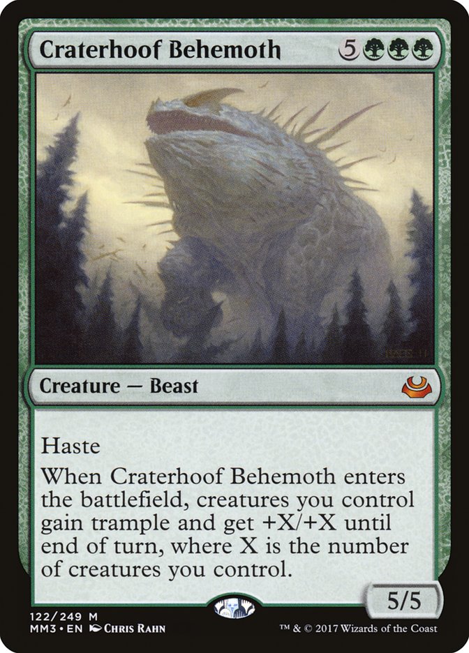 Craterhoof Behemoth [Modern Masters 2017] | Game Master's Emporium (The New GME)
