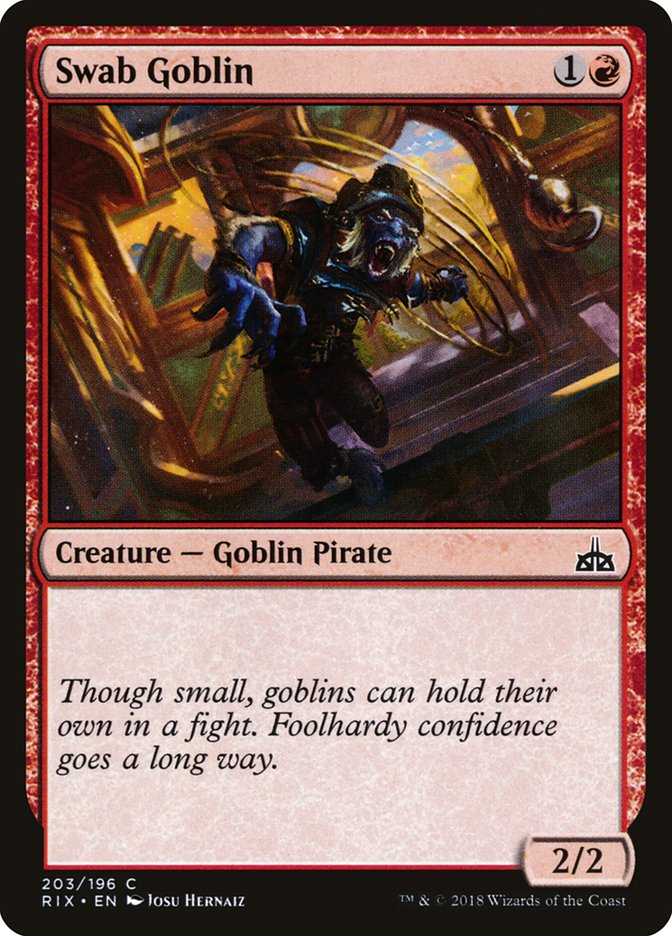 Swab Goblin [Rivals of Ixalan] | Game Master's Emporium (The New GME)