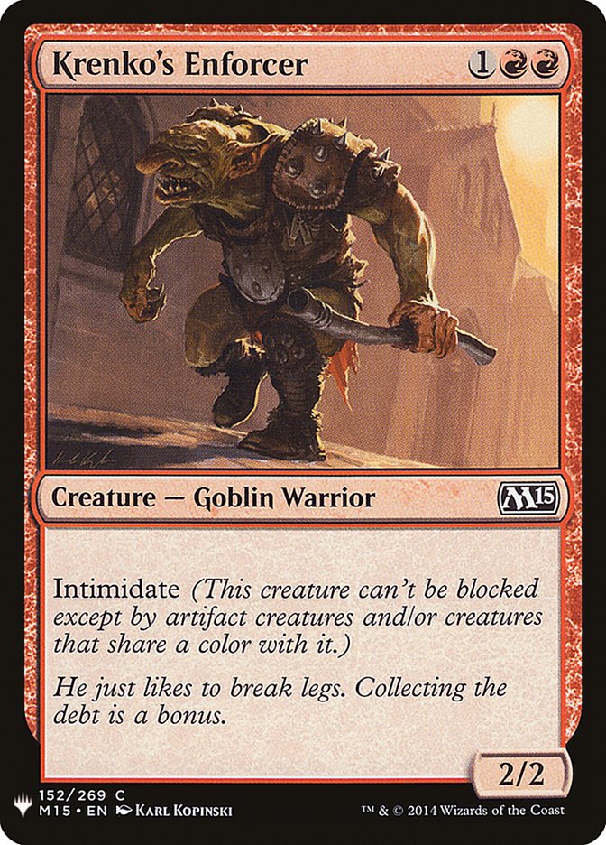 Krenko's Enforcer [Mystery Booster] | Game Master's Emporium (The New GME)