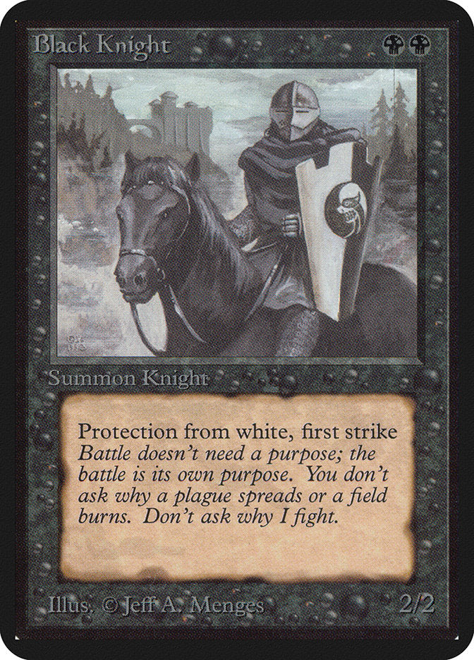 Black Knight [Alpha Edition] | Game Master's Emporium (The New GME)