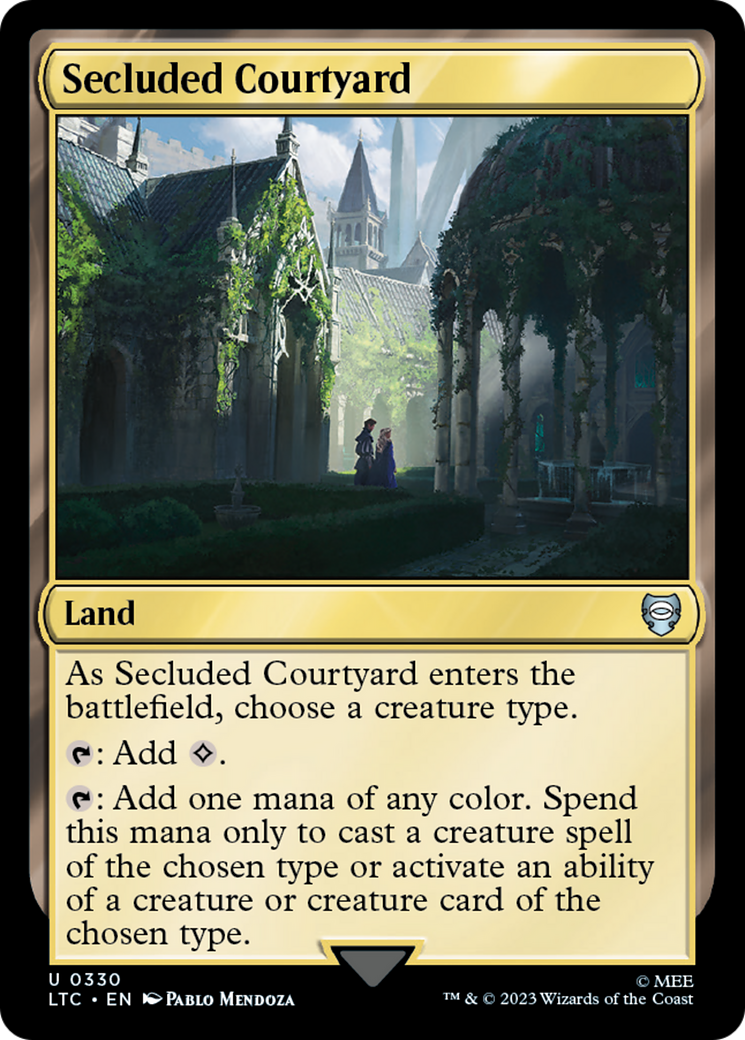 Secluded Courtyard [The Lord of the Rings: Tales of Middle-Earth Commander] | Game Master's Emporium (The New GME)