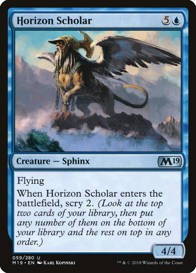 Horizon Scholar [Core Set 2019] | Game Master's Emporium (The New GME)