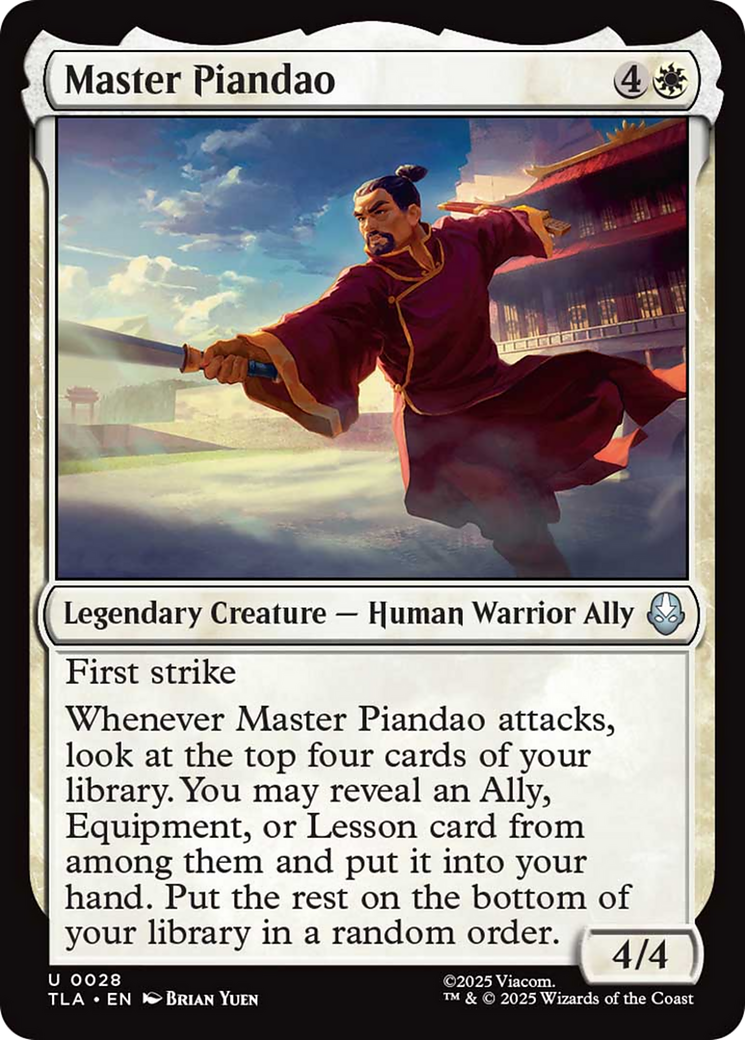 Master Piandao [Avatar: The Last Airbender] | Game Master's Emporium (The New GME)