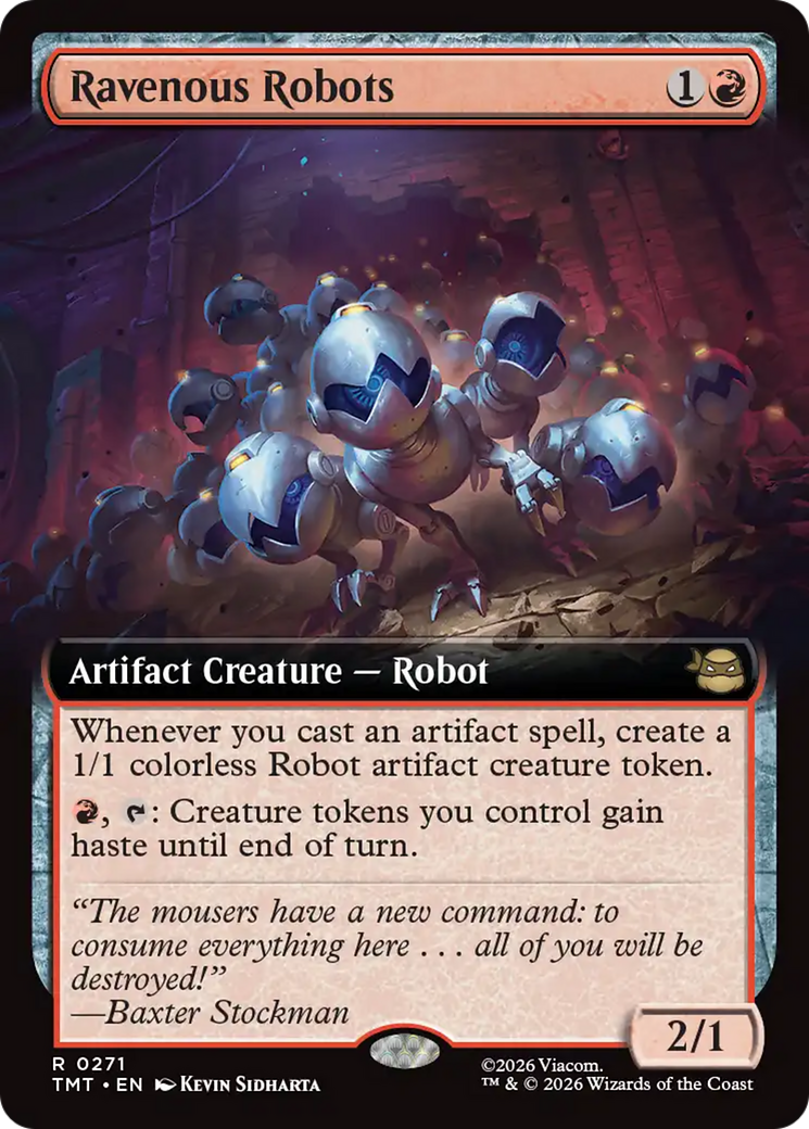 Ravenous Robots (Extended Art) [Teenage Mutant Ninja Turtles] | Game Master's Emporium (The New GME)