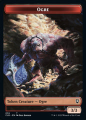 Boar // Ogre Double-Sided Token [Commander Legends: Battle for Baldur's Gate Tokens] | Game Master's Emporium (The New GME)