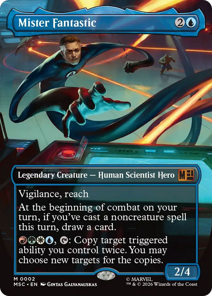 Mister Fantastic (Borderless) [Marvel Super Heroes Commander] | Game Master's Emporium (The New GME)