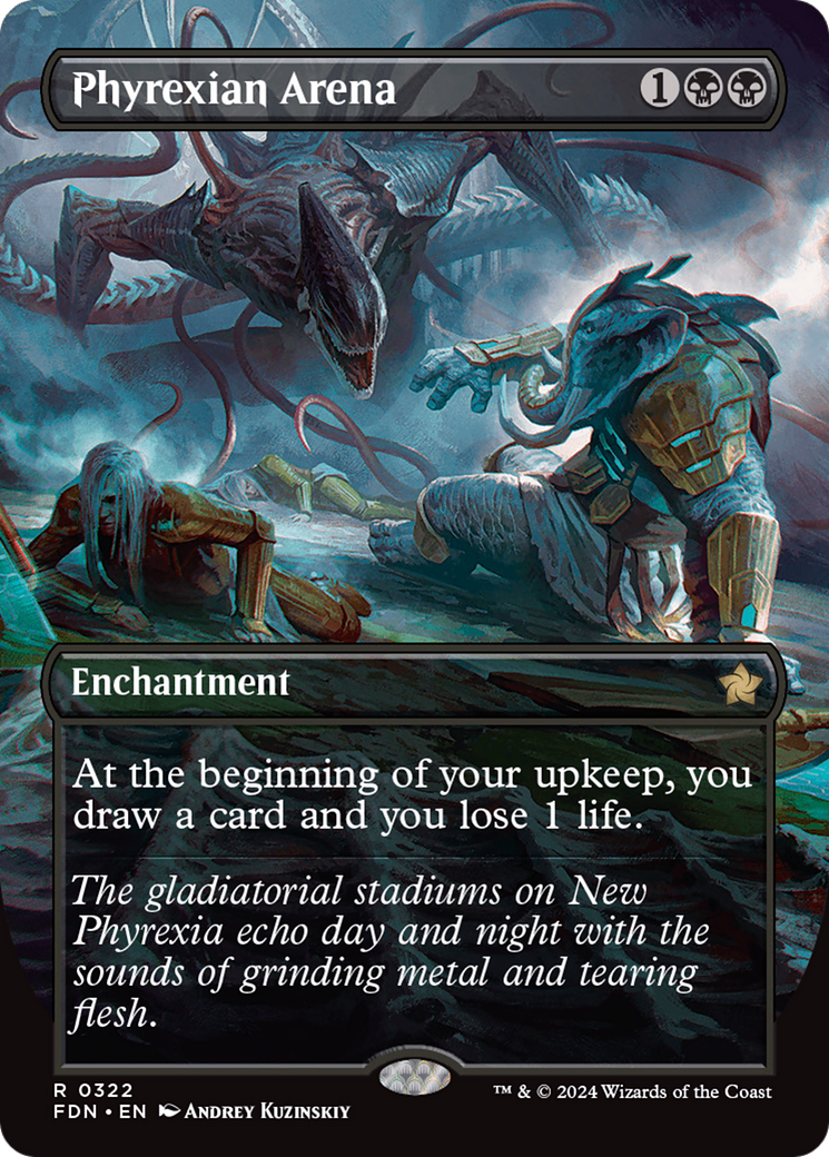 Phyrexian Arena (Borderless) [Foundations] | Game Master's Emporium (The New GME)