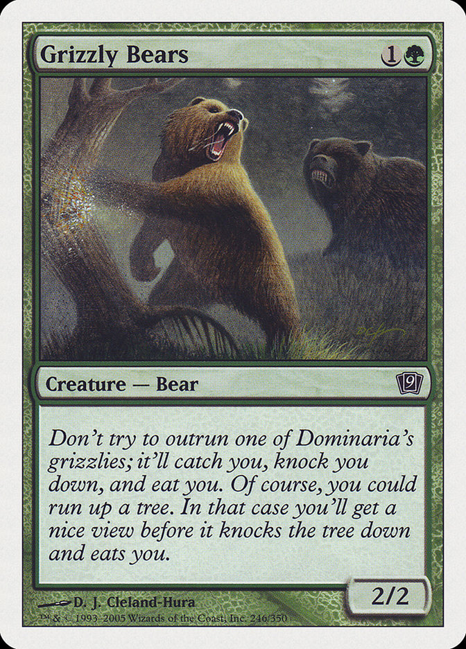 Grizzly Bears [Ninth Edition] | Game Master's Emporium (The New GME)