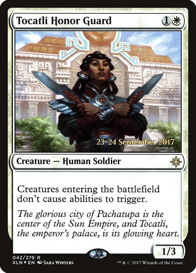 Tocatli Honor Guard [Ixalan Prerelease Promos] | Game Master's Emporium (The New GME)