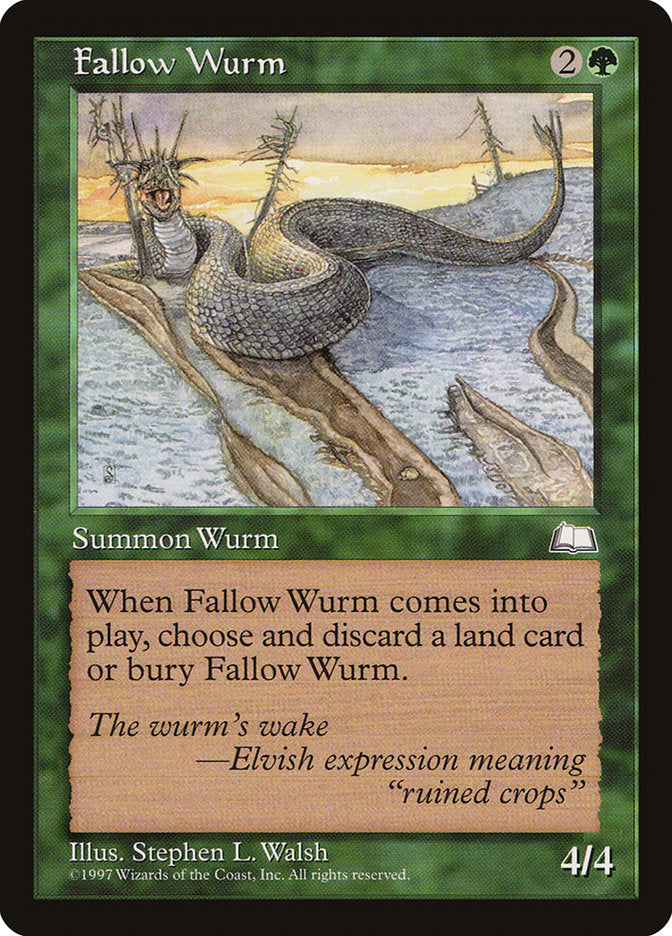 Fallow Wurm [Weatherlight] | Game Master's Emporium (The New GME)